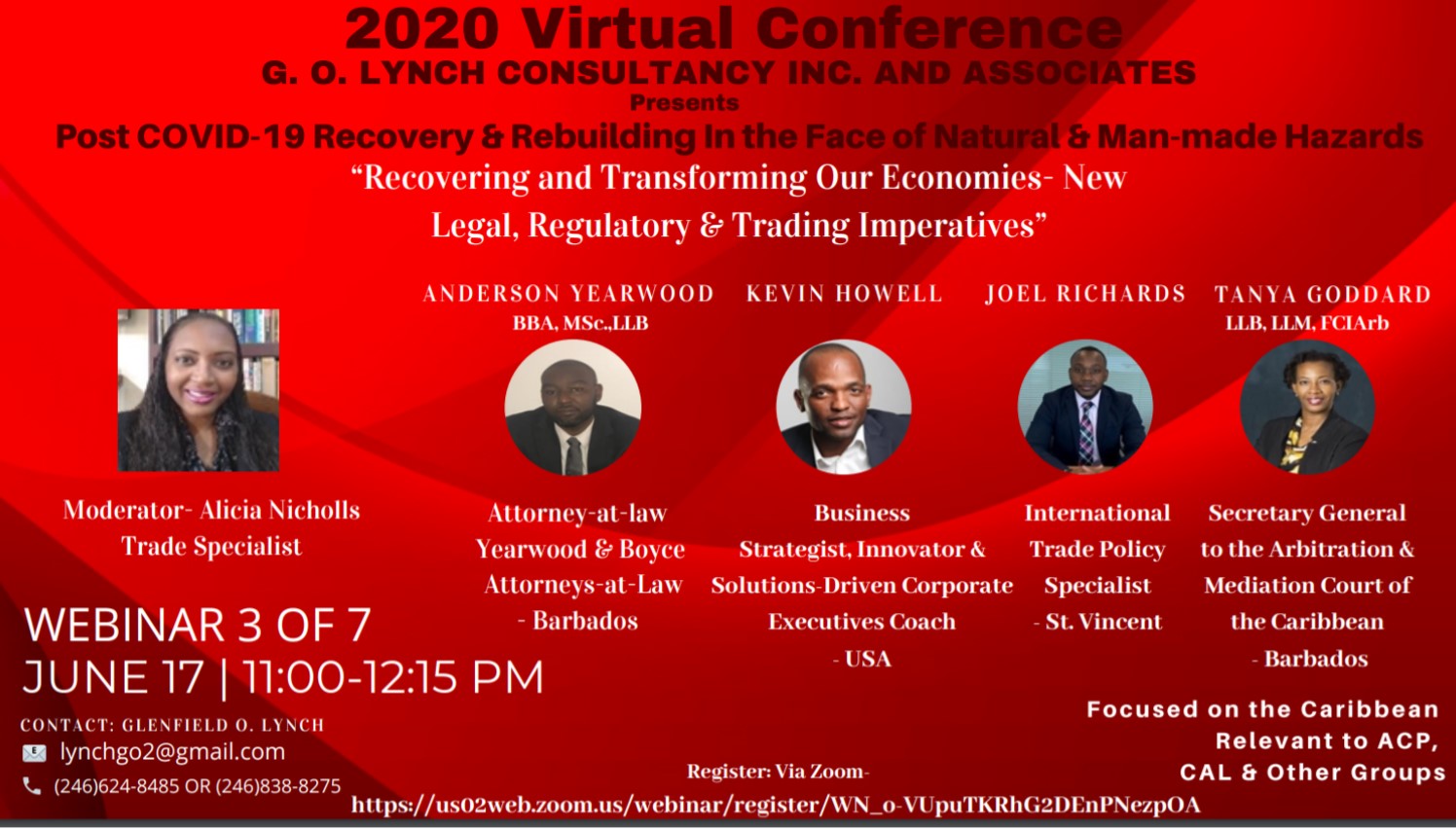 Webinar: Recovering and Transforming our Economies – New Legal, Regulatory and Trading Imperatives