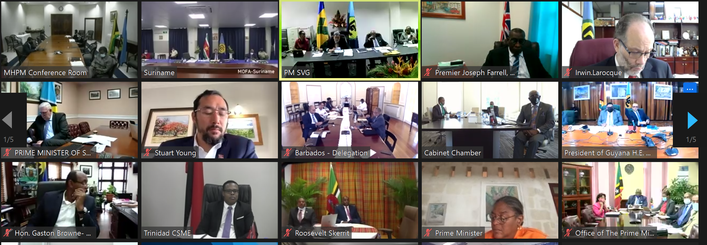 Communique issued at the conclusion of the Forty-First Meeting of the Conference of Heads of Government of the Caribbean Community, via Videoconference, 29 October 2020