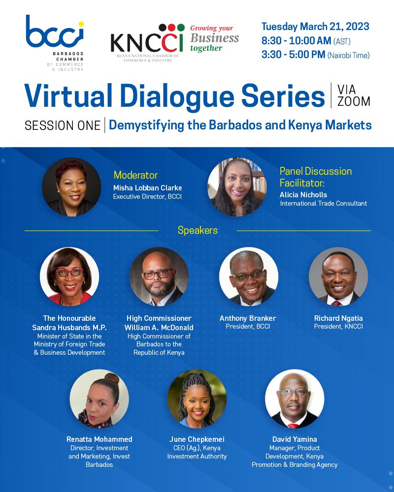 BCCI/KNCCI Virtual Dialogue Series 1: Demystifying the Barbadian and Kenyan Markets