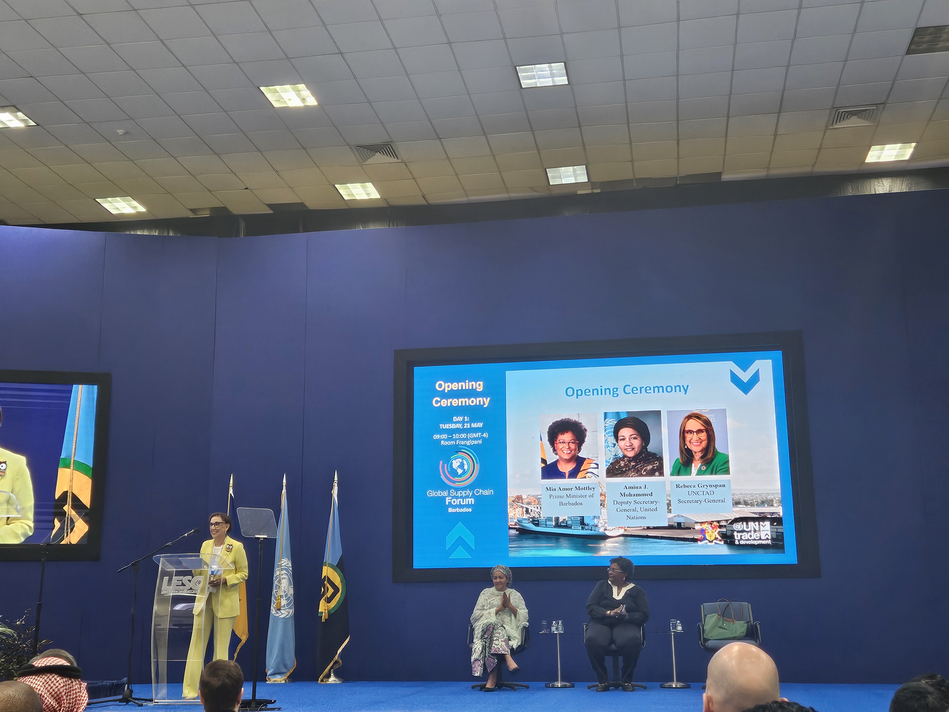 GSCF Day 1: SIDS Ministerial Declaration on Transportation Launched and Location of next GSCF Announced!